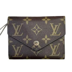 Alternative view of Victorine Wallet Gray Monogram Canvas