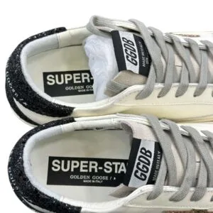 Alternative view of Super-Star with suede star and black heel tab
