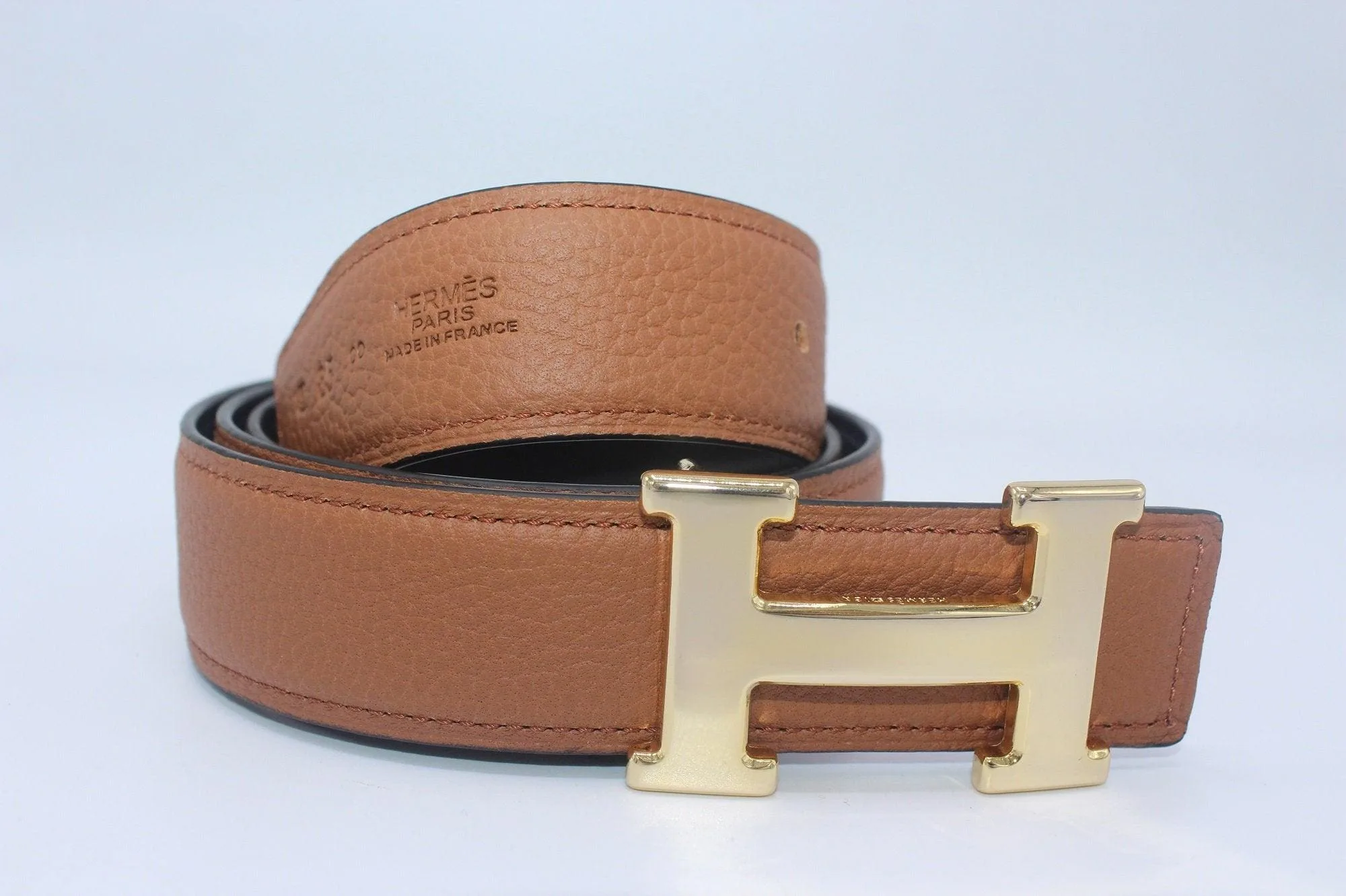 Reversible Buckle Belt Brown&Black - Image 3