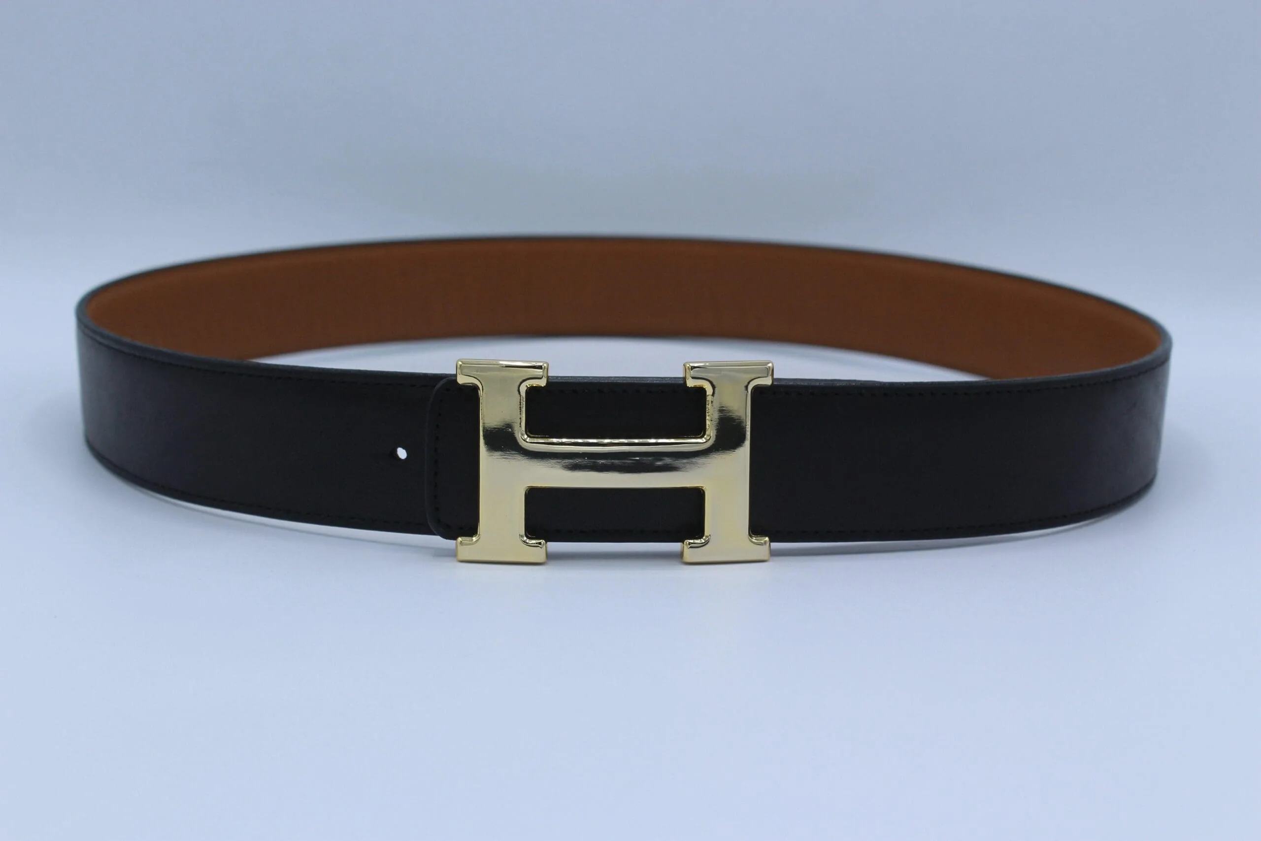 Reversible Buckle Belt Brown&Black - Image 6