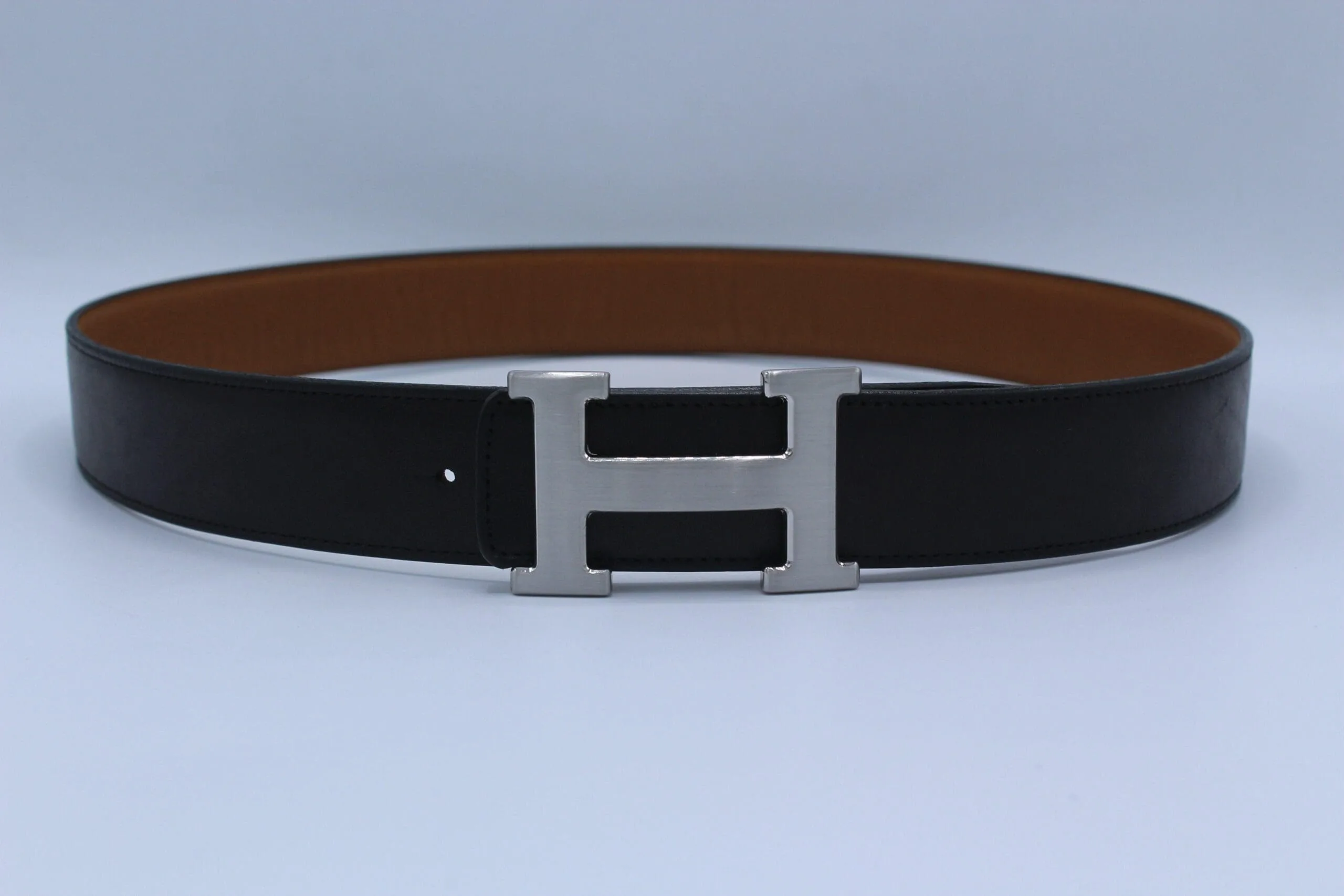 Reversible Buckle Belt Brown&Black - Image 9