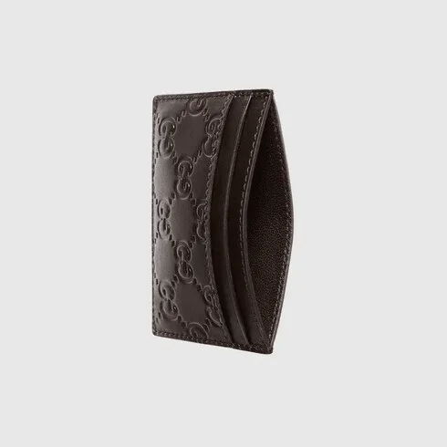 Signature Web Card Case Brown - Image 2
