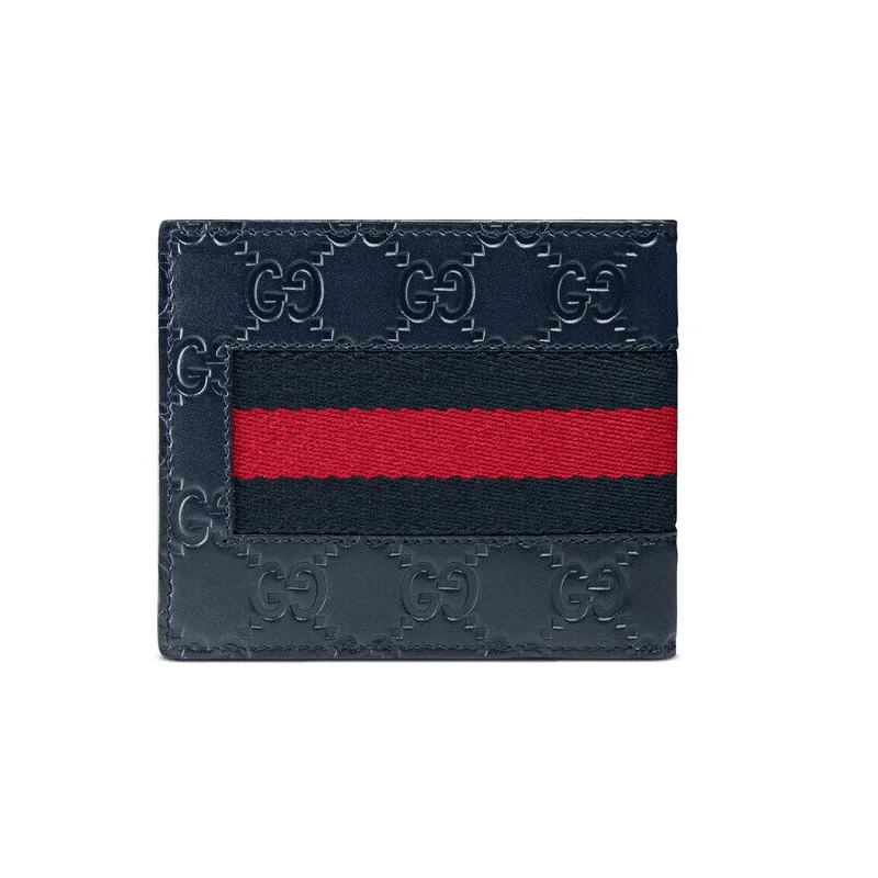 Signature Web wallet Navy Blue - Image 3