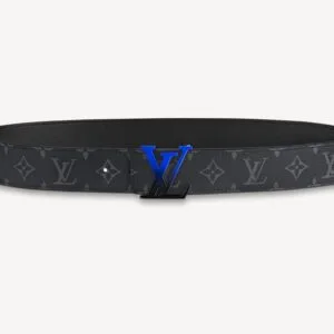 Alternative view of Spray Blue Buckle Belt Reversible