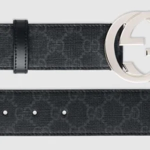Alternative view of Stylish Leather Belt Black Amazing