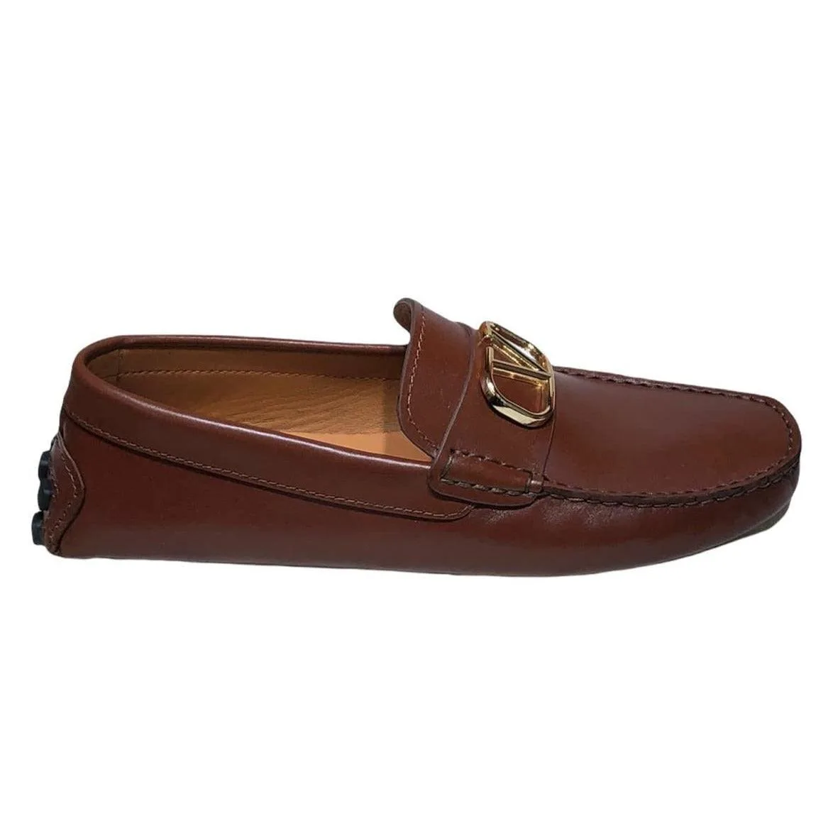 V Buckle Leather Shoe - Image 3