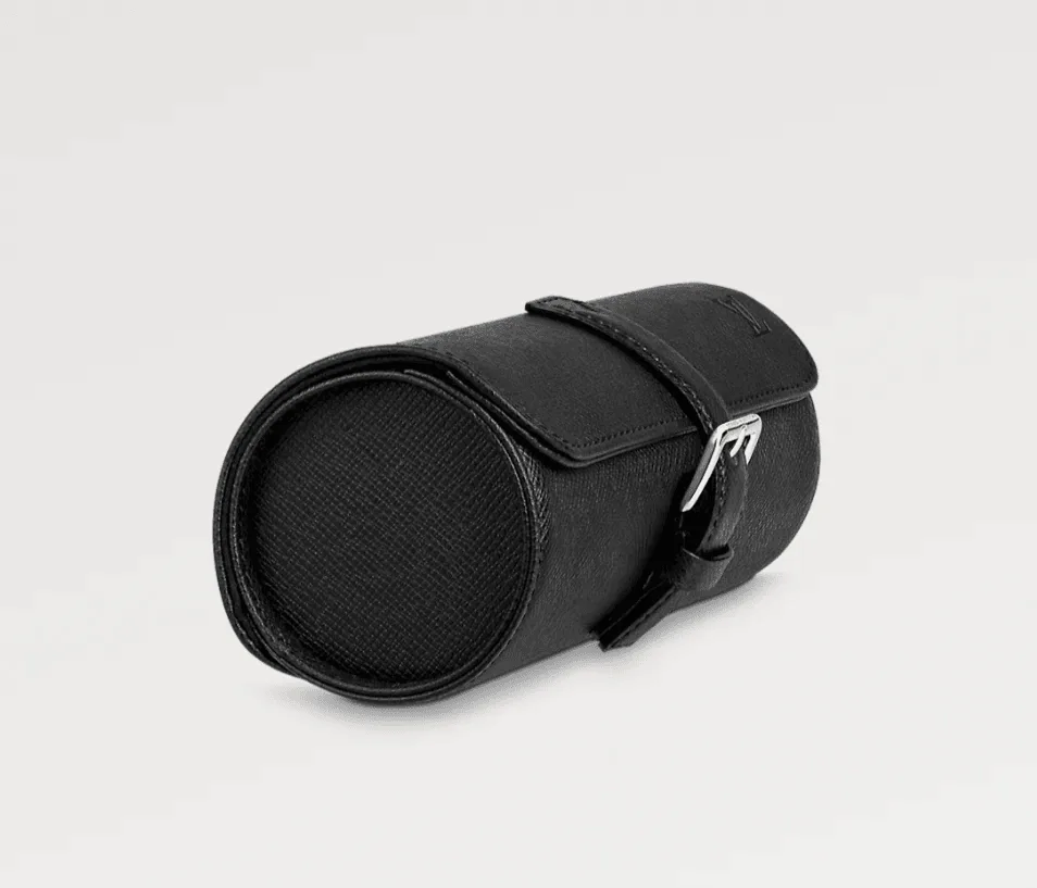 Watch Case Black Epi Leather - Image 3