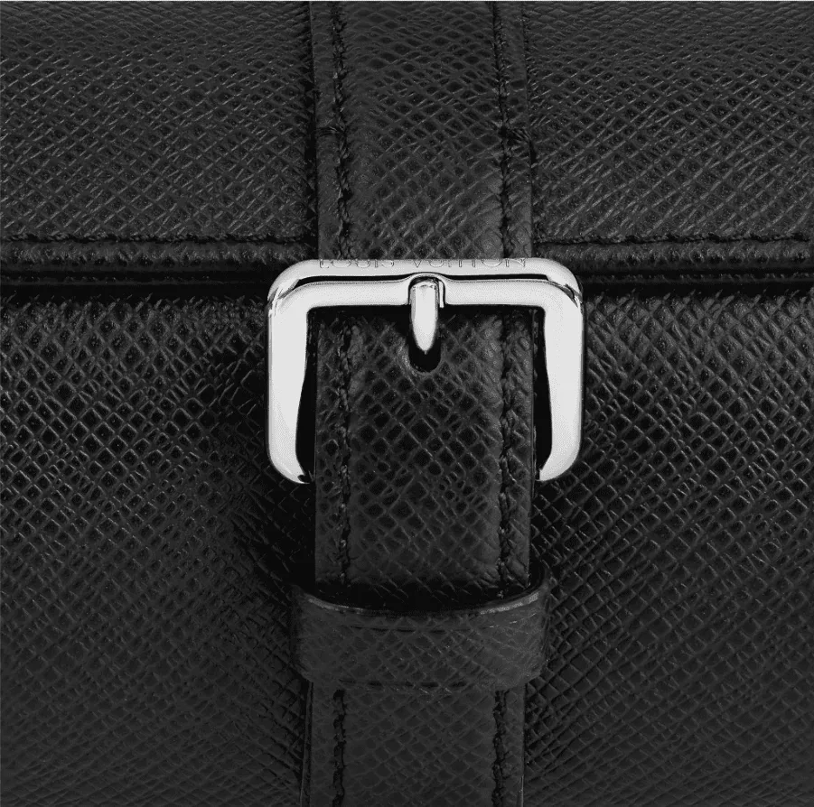 Watch Case Black Epi Leather - Image 5
