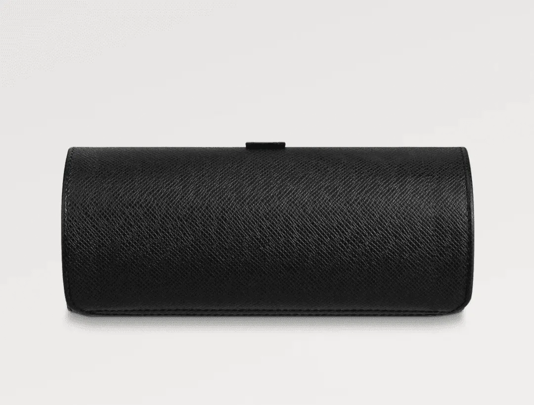 Watch Case Black Epi Leather - Image 6