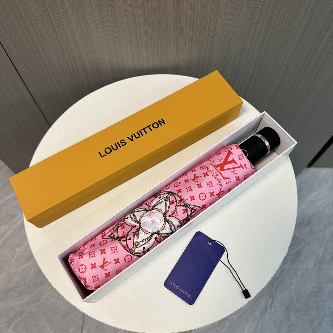 Fendi Logo Compact Umbrella White