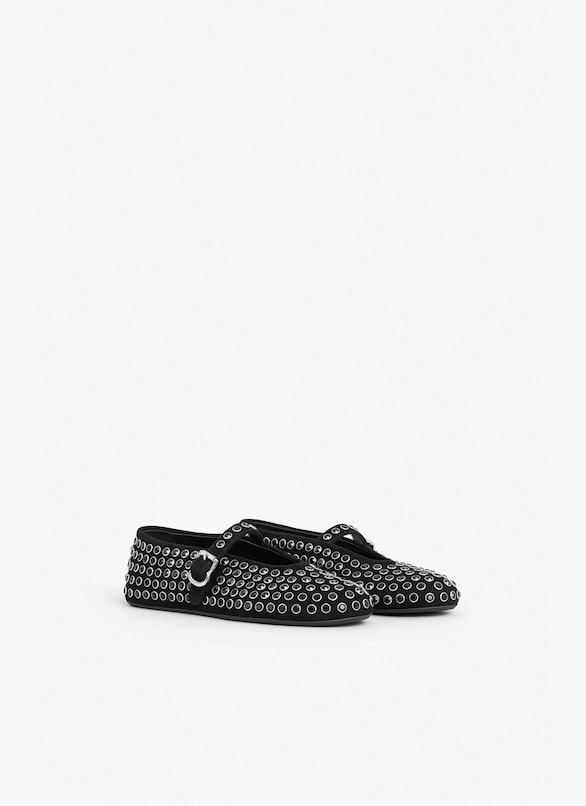 Alaia Stass Ballet Flats Black - AA3A029CK234 - 999 - Image 2