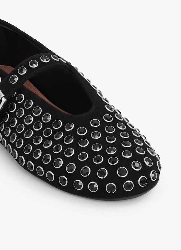 Alaia Stass Ballet Flats Black - AA3A029CK234 - 999 - Image 4