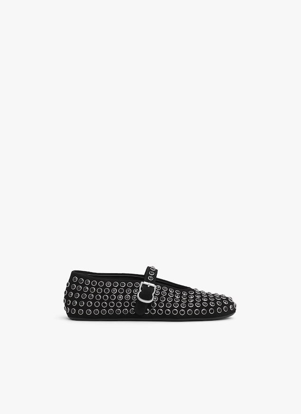 Alaia Stass Ballet Flats Black - AA3A029CK234 - 999 - Image 5