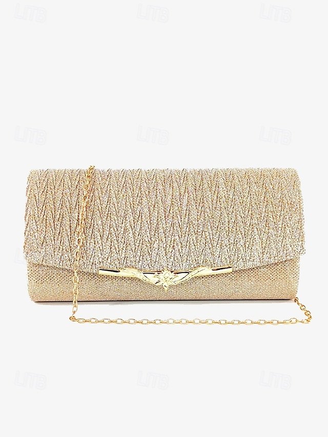 Elegant Gold Glitter Evening Clutch (Pack of 20)