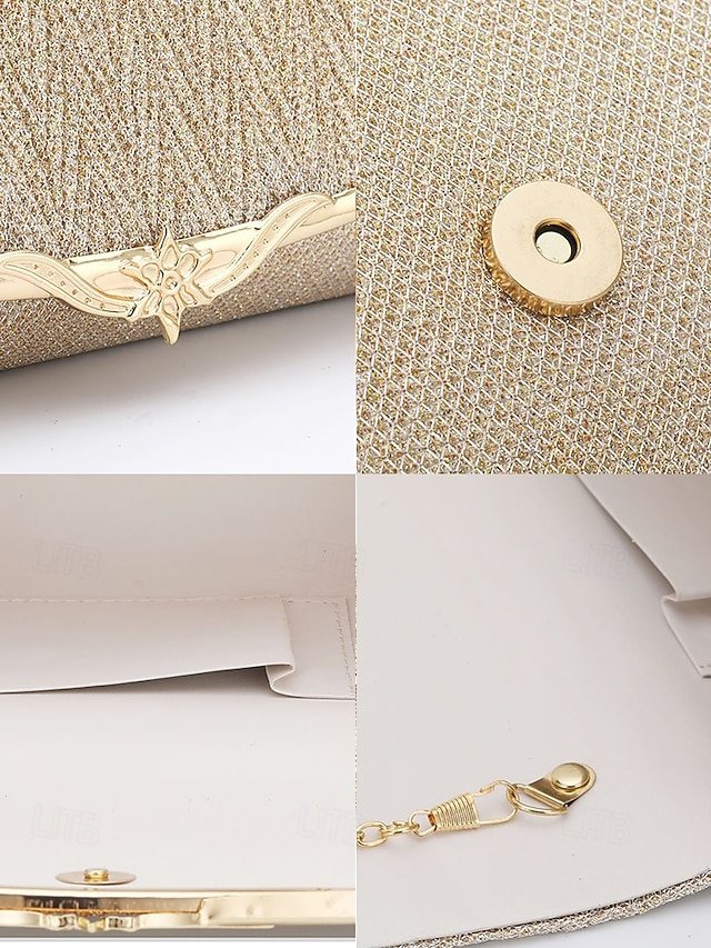 Elegant Gold Glitter Evening Clutch (Pack of 20) - Image 7