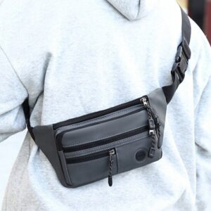 Men’s Water-Repellent Nylon Waist Bag (Pack of 30)