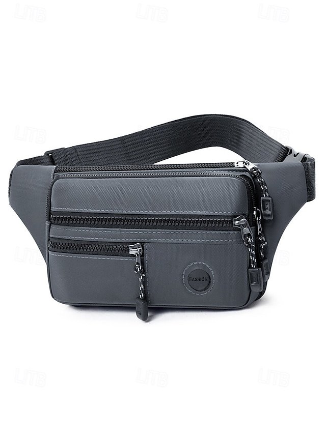Men’s Water-Repellent Nylon Waist Bag (Pack of 30) - Image 3