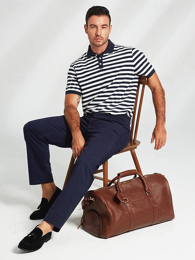Men’s Versatile Leather Weekender Bag with Integrated Shoe (Pack of 3) - Image 2