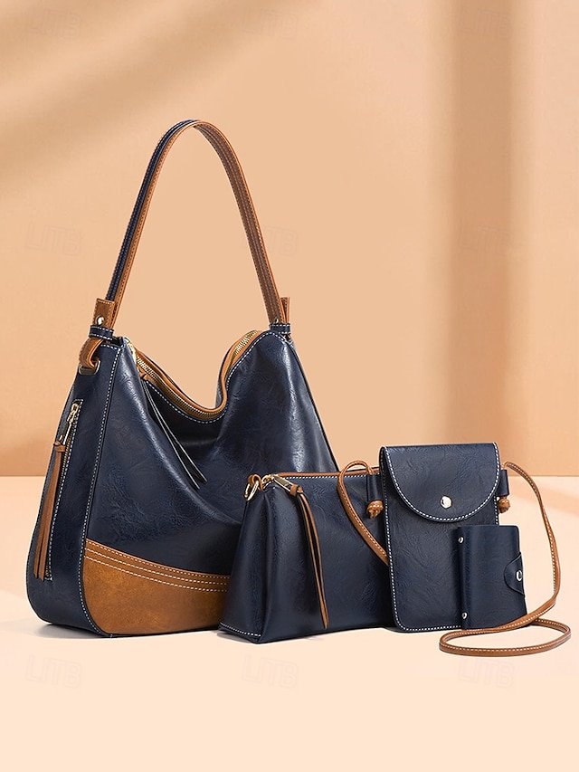 4-Piece Women’s Handbag Set - Image 4