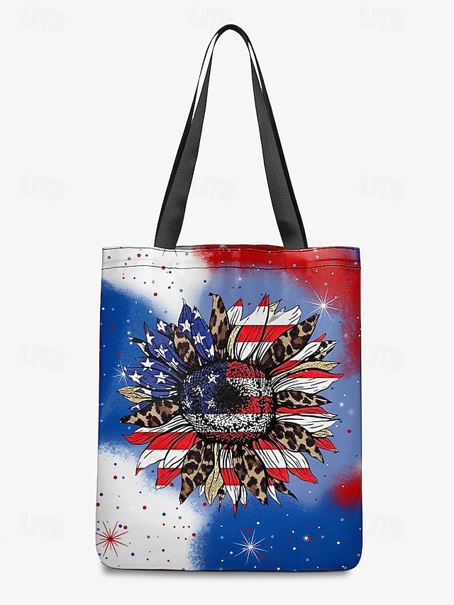 Women’s Sunflower Polyester Tote Bag - Image 2