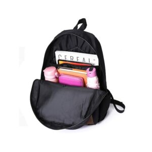 Alternative view of Black Cat Zipper Design Backpack