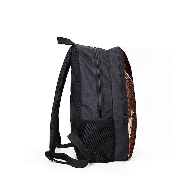 Black Cat Zipper Design Backpack - Image 5