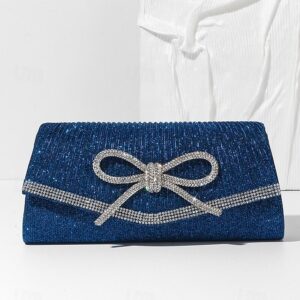 Alternative view of Women’s Rhinestone Polyester Clutch