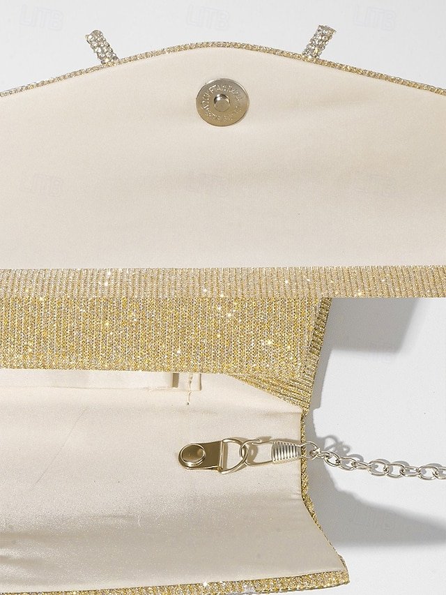 Women’s Rhinestone Polyester Clutch - Image 8