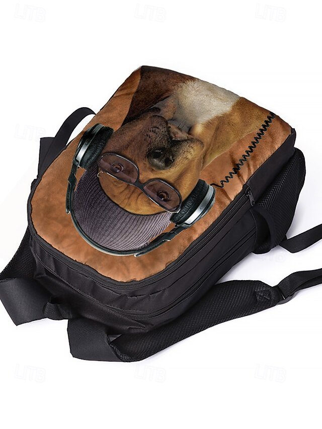 Boys 3-piece Cool Dog Headphones Printed Backpack Set - Image 5