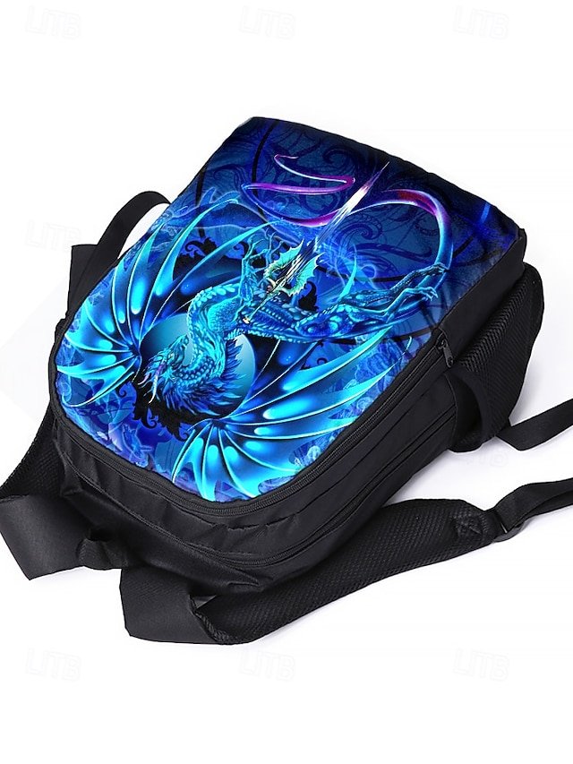 Boys’ Dragon Themed Three-piece Backpack Set - Image 5