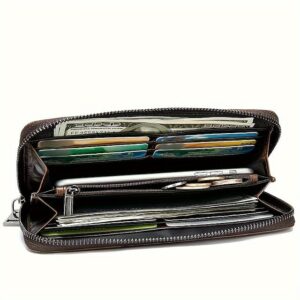 Alternative view of Men’s Cowhide Wallet with Zipper