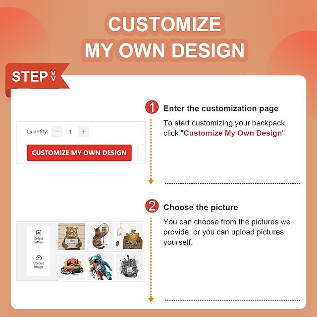 Custom Photo Backpack - Image 8