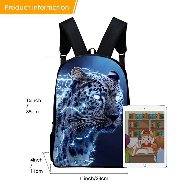 Boys’ Leopard Oxford Backpack - Image 7