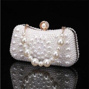 Elegant Pearl Clutch Bag