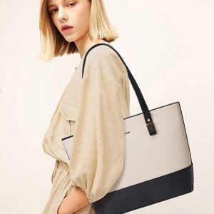 Alternative view of Elegant Women’s Stylish Two-tone Patchwork Handbag Set