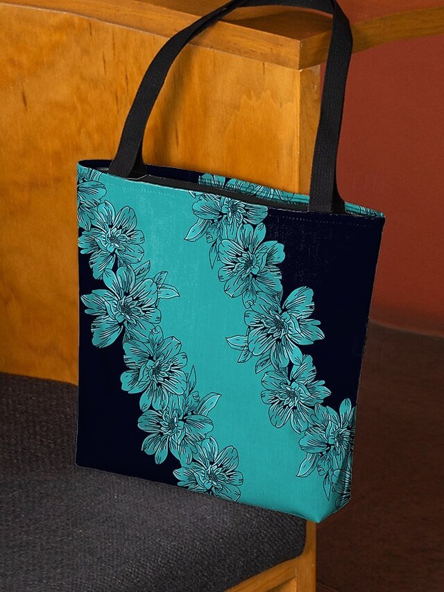 Women’s Floral Polyester Tote Bag - Image 6
