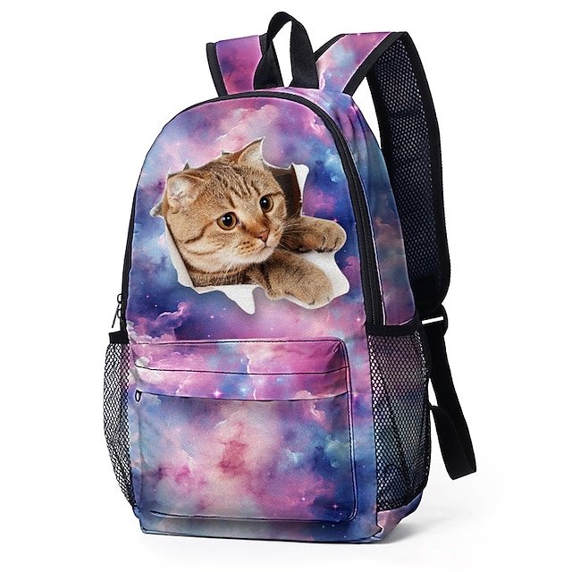 Women’s Cat Polyester Backpack - Image 7