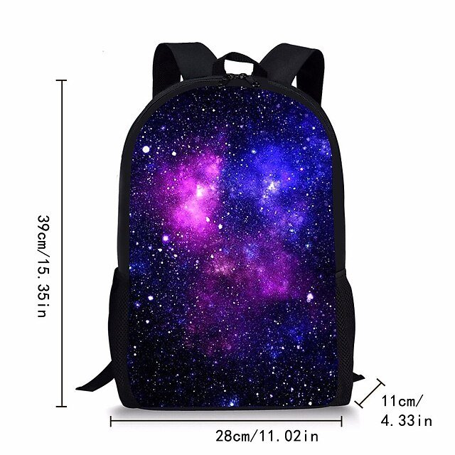 Galaxy Print Backpack - Image 5