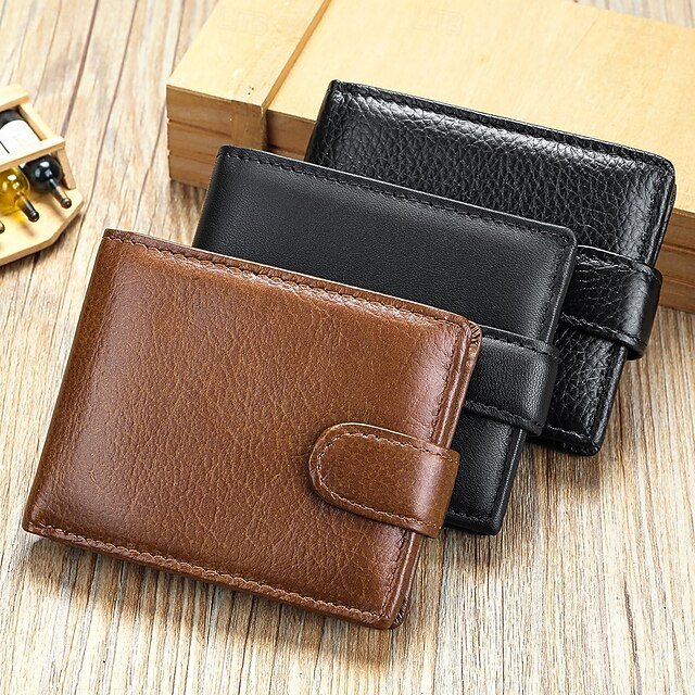 Unisex Cowhide Wallet - Image 4