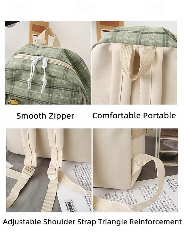 Girls’ Canvas Backpack Set - Image 5
