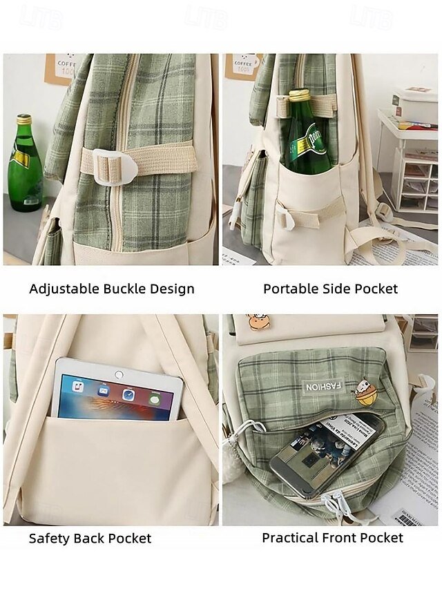 Girls’ Canvas Backpack Set - Image 6