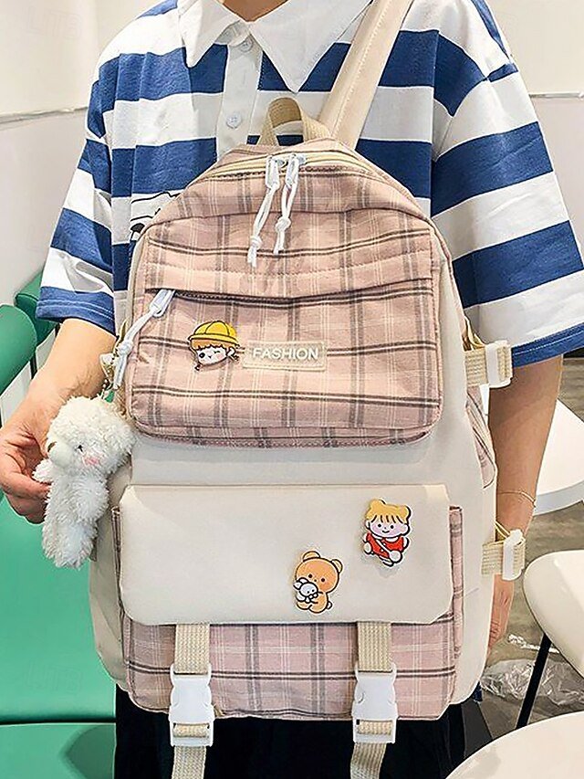 Girls’ Canvas Backpack Set - Image 8
