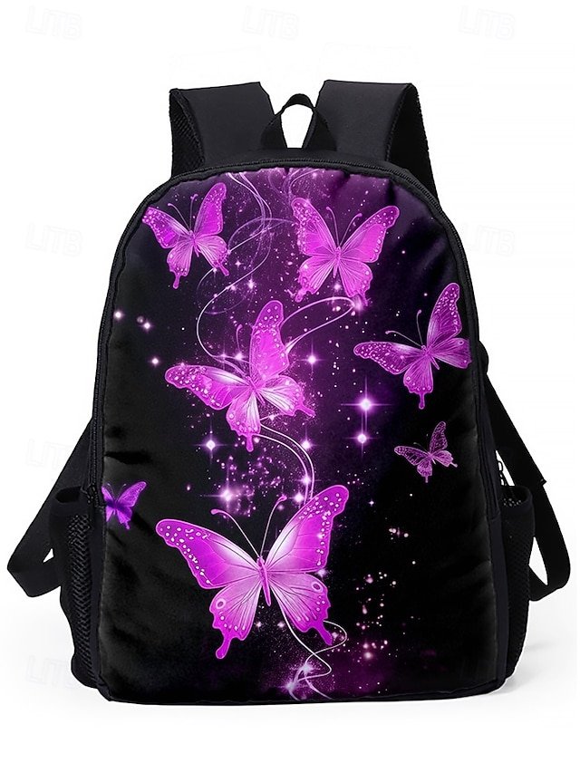 Girls’ Butterfly Oxford Backpack Set - Image 4