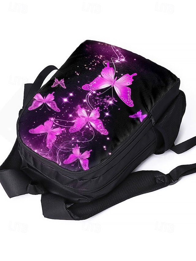 Girls’ Butterfly Oxford Backpack Set - Image 5
