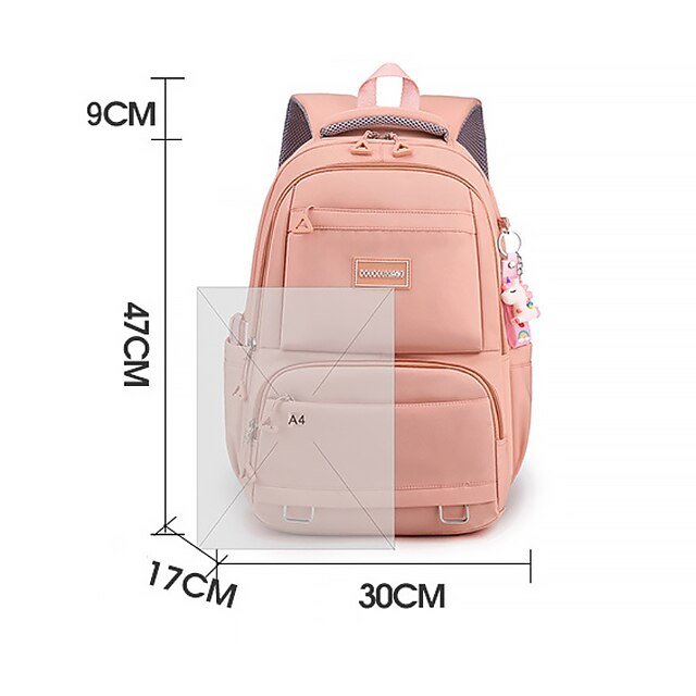 Girls’ Large Capacity School Backpack with Luggage Strap - Image 5