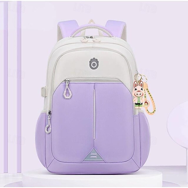 Girls’ Polyester Backpack with Zipper - Image 6