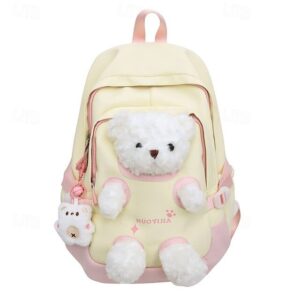 Girls’ Nylon Backpack with Zipper