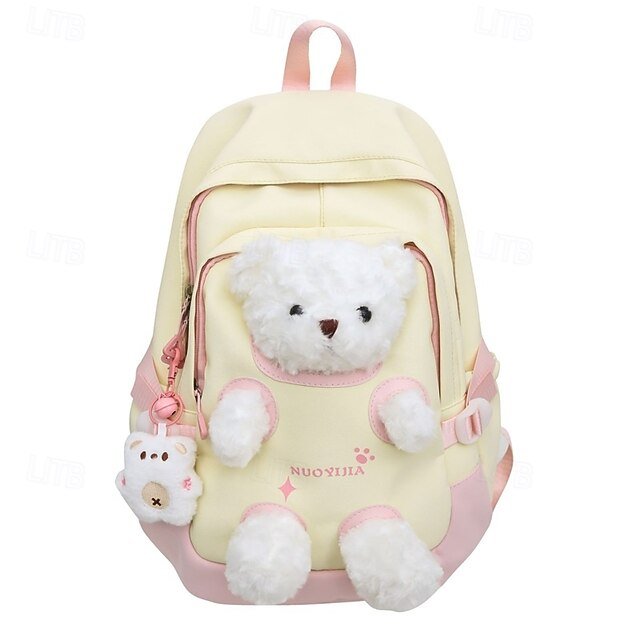 Girls’ Nylon Backpack with Zipper