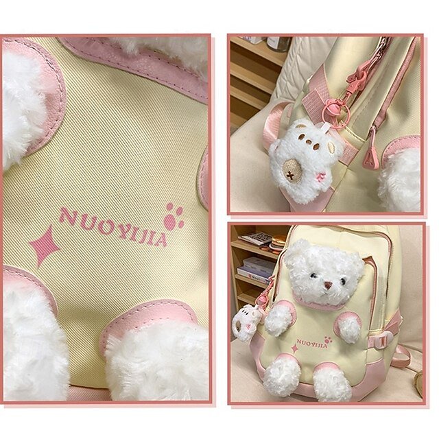 Girls’ Nylon Backpack with Zipper - Image 6