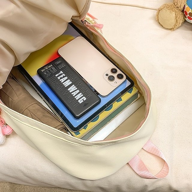 Girls’ Nylon Backpack with Zipper - Image 7